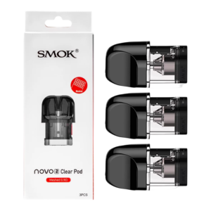 SMOK NOVO 2 CLEAR PODS 3PCS - MESHED 0.90 OHMS