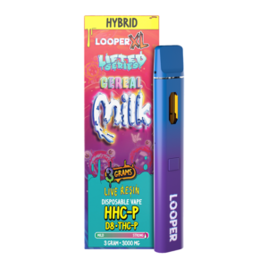 LOOPER XL LIFTED SERIES LIVE RESIN 3G DISPOSABLE - CEREAL MILK HYBRID