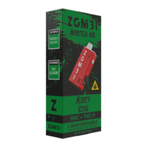 ZOMBI MONSTER BOX HHC + THC-P 6G DISPOSABLE - MINTY KUSH INDICA