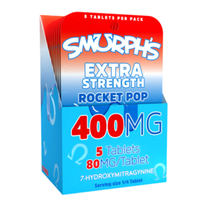 SMURPH'S EXTRA STRENGTH 7-HYDROXYMITRAGYNINE TABLETS 80MG 5CT - ROCKET POP