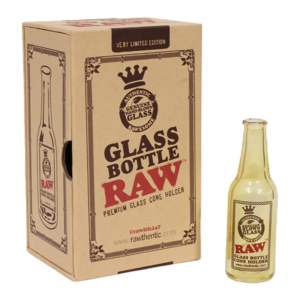RAW GLASS CONE HOLDER - BOTTLE