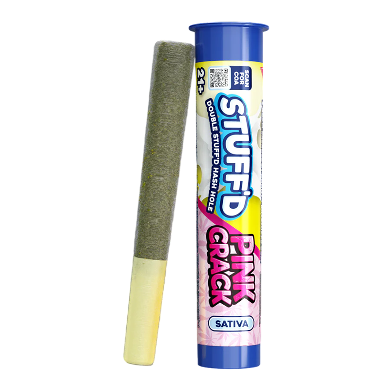 STUFF'D HASH HOLE PREROLL 2G THC-P DOUBLE STUFF'D