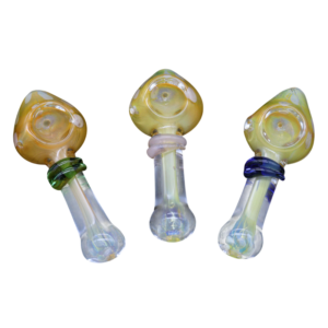 ALPHA GLASS HAND PIPE - 3.5" FUME R4 ART DESIGN