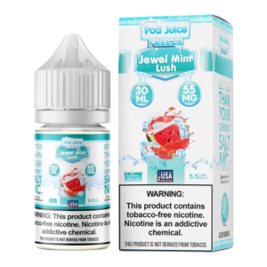 POD JUICE FREEZE SALT NIC 30ML 20MG - JEWEL MINT LUSH FREEZE
