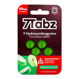 7TABZ 7-HYDROXYMITRAGYNINE PURE EXTRACT TABLETS 65MG 4CT - GREEN APPLE