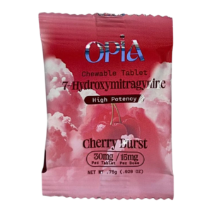 OPIA 7-HYDROXYMITRAGYNINE CHEWABLE TABLETS 30MG 1CT - CHERRY BURST