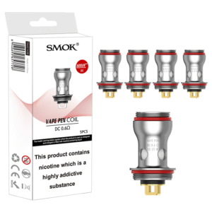 SMOK VAPE PEN COIL 5PCS - DC 0.60 OHMS