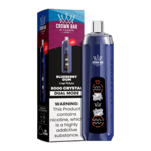 AL FAKHER CROWN BAR CRYSTAL 8000 - BLUEBERRY GUM