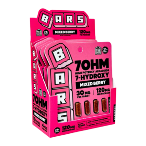 TRE HOUSE BARS 7-HYDROXY TABLETS 30MG 4CT - MIXED BERRY