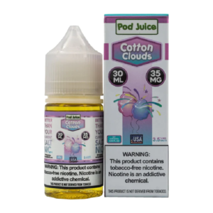 POD JUICE SALT NIC 30ML 35MG - COTTON CLOUDS