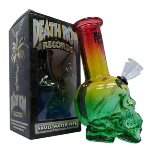 DEATH ROW RECORDS SKULL WATER PIPE 6" BUBBLER - SPECTRUM