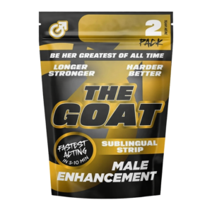 THE GOAT SUBLINGUAL MALE ENHANCEMENT STRIPS - 2PK BOX OF 25