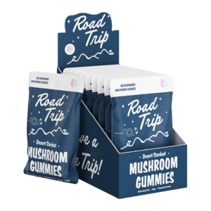 ROAD TRIP DESERT STARDUST MUSHROOM GUMMIES 8CT - COTTON CANDY