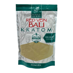 WHOLE HERBS KRATOM POWDER 17.5OZ/500MG - RED VEIN BALI