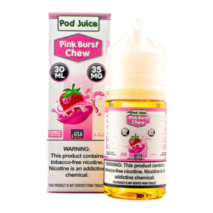 POD JUICE SALT NIC 30ML 35MG - PINK BURST CHEW