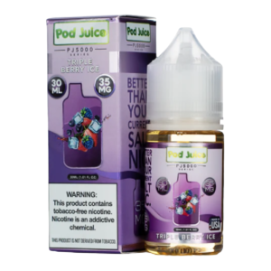 POD JUICE PJ5000 SALT NIC 30ML 35MG - TRIPLE BERRY ICE