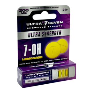 ULTRA SEVEN 7-HYDROXY CHEWABLE TABLETS ULTRA STRENGTH 20MG 10CT - LEMONADE