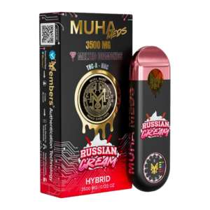 MUHA MEDS MELTED DIAMONDS DISPOSABLE 3500MG - RUSSIAN CREAM HYBRID