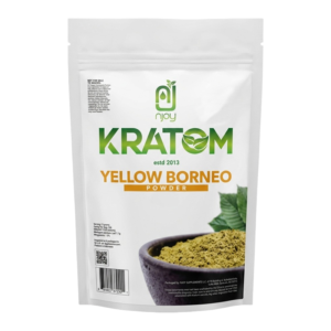 NJOYS KRATOM POWDER 85G - YELLOW BORNEO