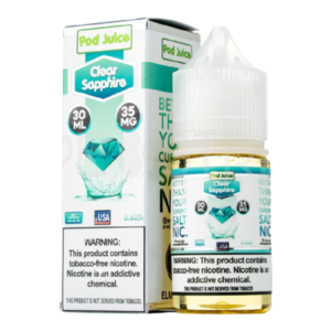 POD JUICE SALT NIC 30ML 35MG - CLEAR SAPPHIRE