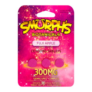 SMURPH'S BOTANICALS URIQ COMPLEX EXTRACT TABLETS 100MG 3CT - FUJI APPLE