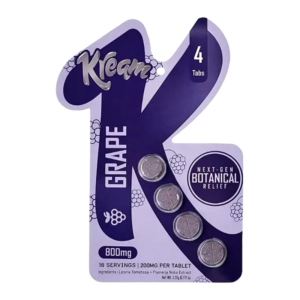 KREAM NEXT-GEN BOTANICAL RELIEF TABLETS 200MG 4CT - GRAPE