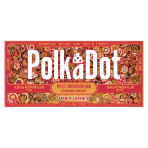 POLKA DOT MAGIC MUSHROOM BLEND CHOCOLATE BAR 500MG - OOEY GOOEY