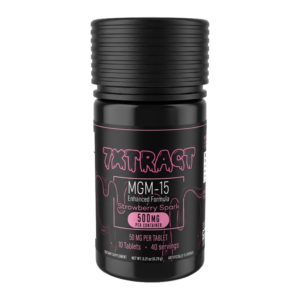 7XTRACT ENHANCED FORMULA MGM-15 TABLETS BOTTLE 50MG 10CT - STRAWBERRY SPARK