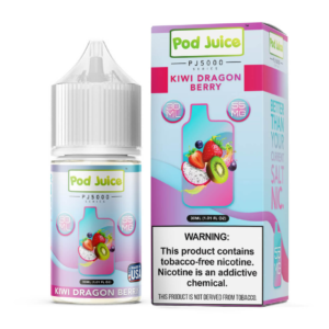 POD JUICE PJ5000 SALT NIC 30ML 35MG - KIWI DRAGON BERRY