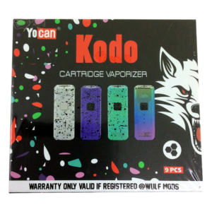 YOCAN WULF KODO PRO CARTRIDGE BATTERY BOX OF 9 - ASSORTED COLORS