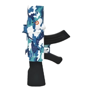 CONIC CARTRIDGE BATTERY - AK GUN BLUE CAMO