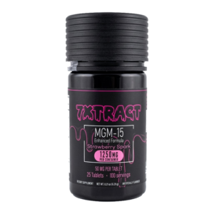 7XTRACT ENHANCED FORMULA MGM-15 TABLETS BOTTLE 50MG 25CT - STRAWBERRY SPARK