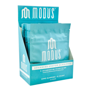 MODUS ADVANCED KRATOM ALKALOIDS 7-HYDROXYMITRAGYNINE GUMMIES 10MG 5CT - BLUE RAZZ