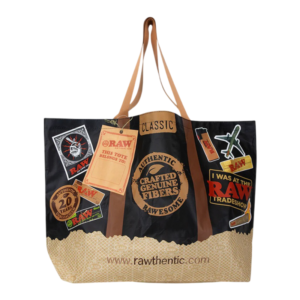RAW TOTE BAG - BLACK
