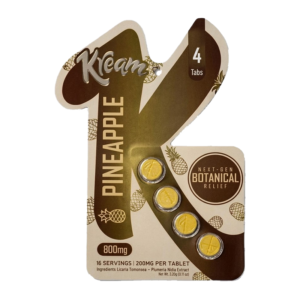 KREAM NEXT-GEN BOTANICAL RELIEF TABLETS 200MG 4CT - PINEAPPLE