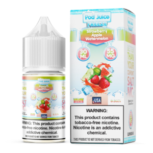 POD JUICE SALT NIC 30ML 35MG - STRAWBERRY APPLE WATERMELON FREEZE