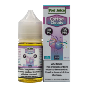 POD JUICE SALT NIC 30ML 35MG - COTTON CLOUDS