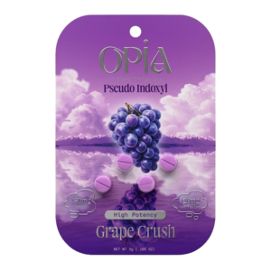 OPIA PSEUDO INDOXYL HIGH POTENCY CHEWABLE TABLETS 120MG 4CT - GRAPE CRUSH