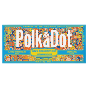 POLKA DOT MAGIC MUSHROOM BLEND CHOCOLATE BAR 500MG - BUTTERLICIOUS