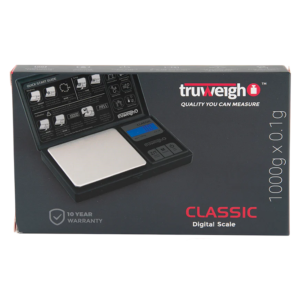 TRUWEIGH SCALE CLASSIC 100G X 0.01G - BLACK