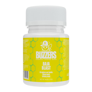 BUZZERS PROPRIETARY BOTANICAL EXTRACT TABLETS BOTTLE 50MG 10CT - BAJA BLAST
