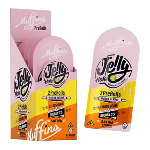 MUFFINS PREROLLS JELLY HOLE 4.2G 2CT - CITRUS BEAM X GOLDEN O'S