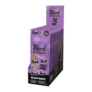 BLACK ROSES EXOTIC HASH HOLE 2G PRE-ROLLS 2PK - BLACK RUNTZ HYBRID
