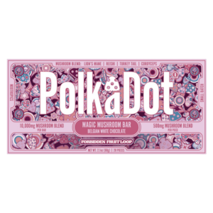POLKA DOT MAGIC MUSHROOM BLEND CHOCOLATE BAR 500MG - FORBIDDEN FRUIT LOOP