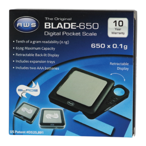 AWS THE ORIGINAL BLADE-650 DIGITAL POCKET SCALE
