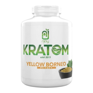 NJOYS KRATOM POWDER 100G JAR - YELLOW BORNEO