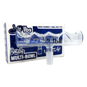 DOGG LBS EVERYDAY MULTI BOWL - 14MM QUAD CHAMBER