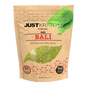 JUST KRATOM POWDER 500 GRAMS - BALI RED VEIN