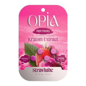 OPIA KRATOM EXTRACT HIGH POTENCY TABLETS 240MG 4CT - STRAWBABE