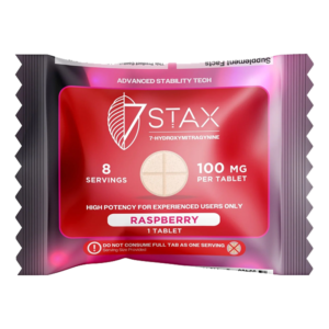7STAX 7-HYDROXYMITRAGYNINE TABLETS POUCH 100MG 1CT